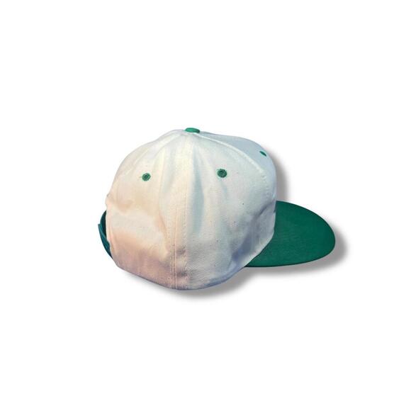 90s Vintage 1995 Bennigan’s Blarney Blast Snapback Hat w/ Hard Rock Cafe Pin - Picture 6 of 8